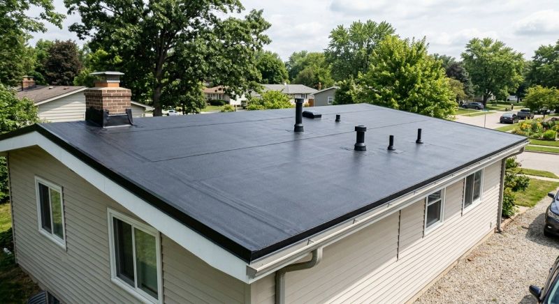 Rubber Roof Installation in Bridgeport, CT