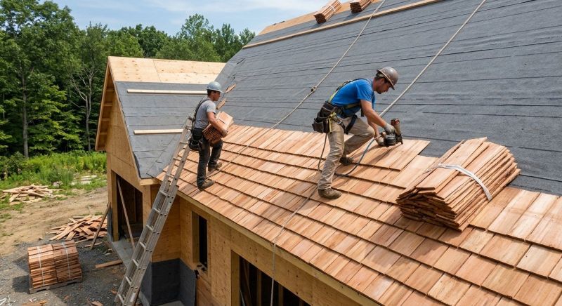 Shake Roof Replacement in Port Jefferson, NY