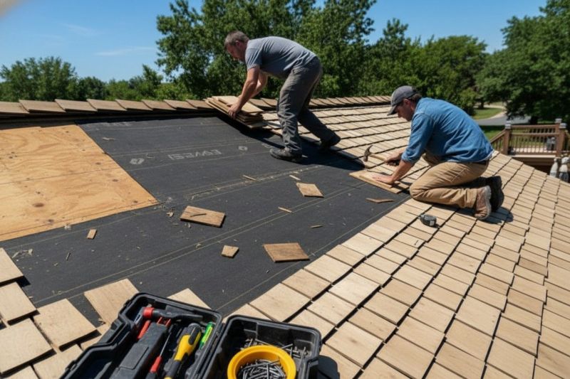 Shake Shingle Repair in Brookfield, CT