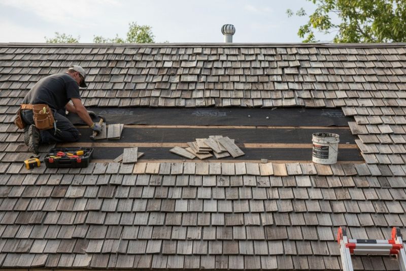 Shake Shingle Repair in New Fairfield, CT