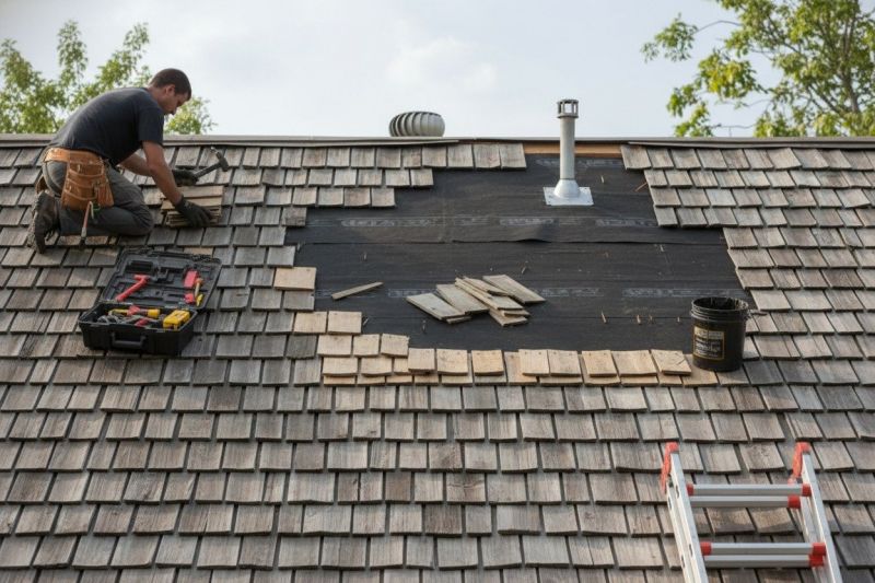 Shake Shingle Repair in Roxbury, CT