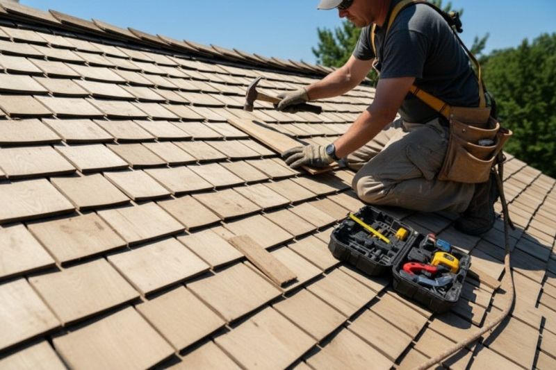 Shake Shingle Repair in Sandy Hook, CT