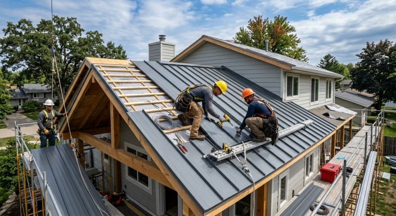 Sheet Roofing Installation in Easton, CT