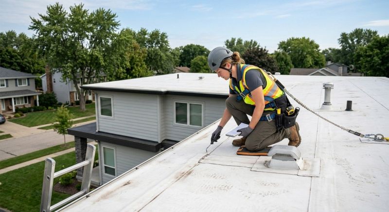 Single Ply Roof Inspection in Bridgeport, CT