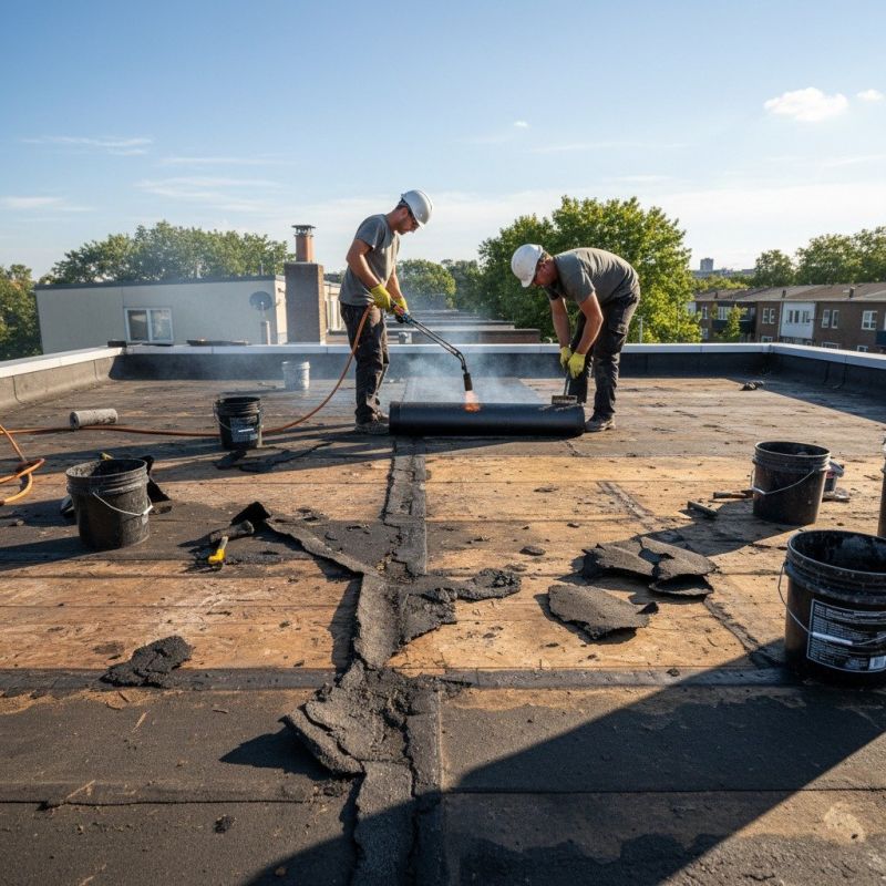 Single Ply Roof Repair in Greenwich, CT
