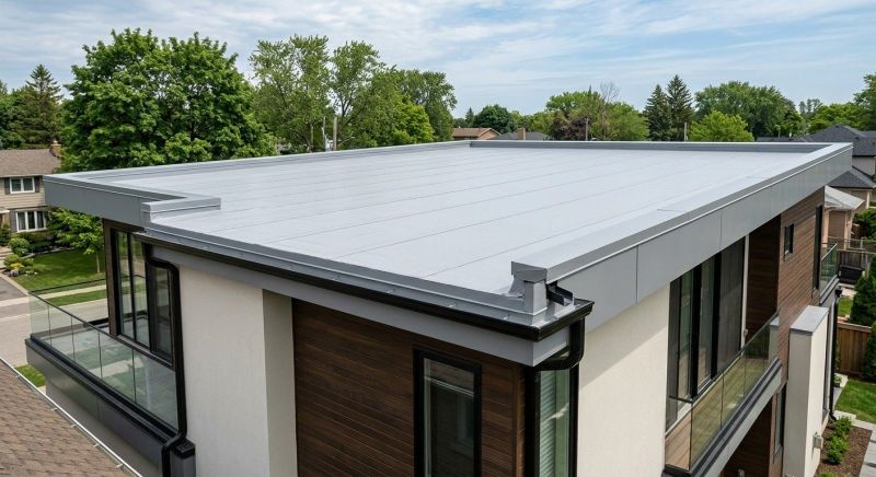 Single Ply Roof Replacement in Newtown, CT