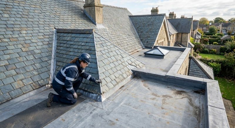 Slate Roof Inspection in Bridgeport, CT