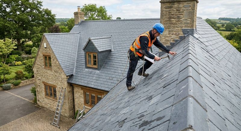Slate Roof Repair in Westport, CT