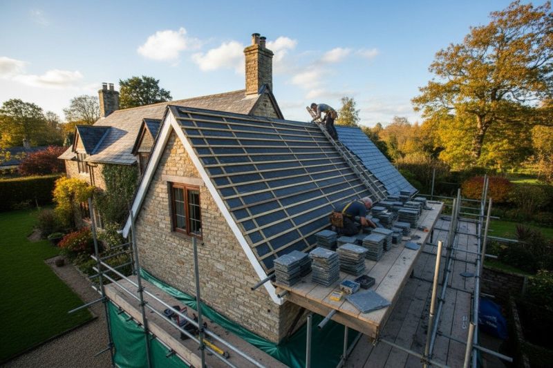 Slate Roof Replacement in Brookfield, CT