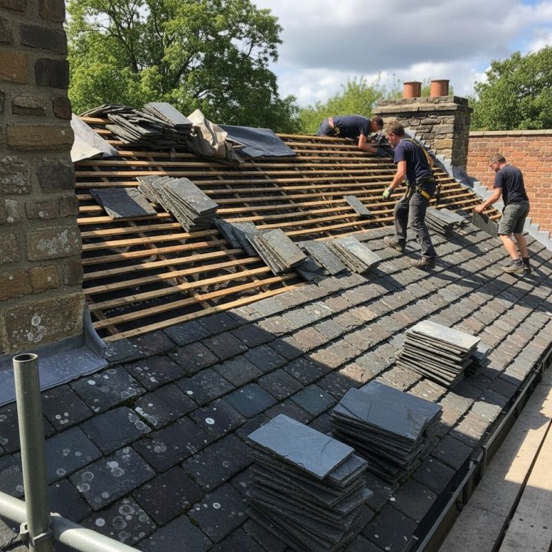 Slate Roof Replacement in Greenwich, CT