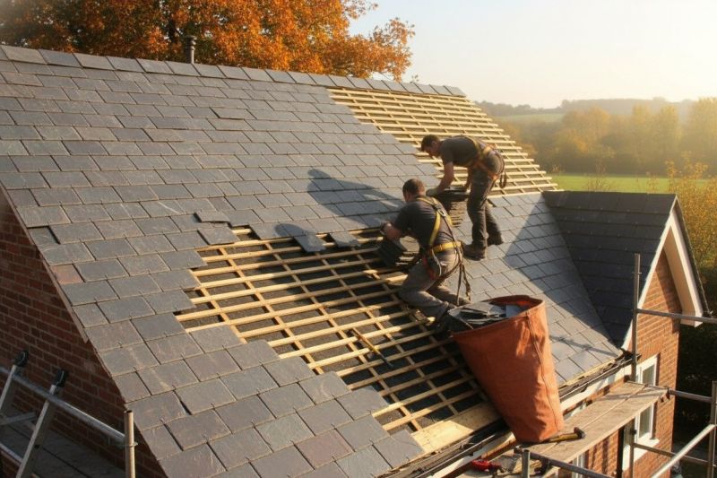 Slate Roof Replacement in Oxford, CT