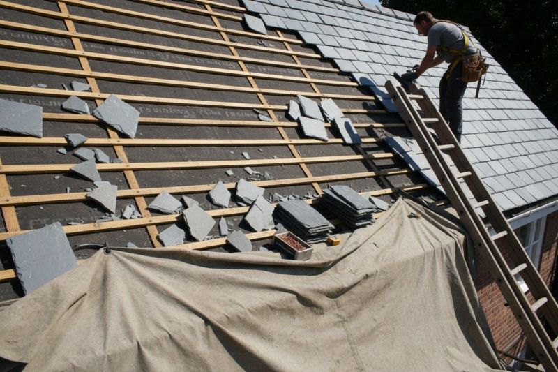 Slate Roof Replacement in Ridgefield, CT