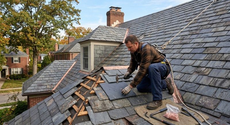Slate Shingles Repair in Bridgeport, CT