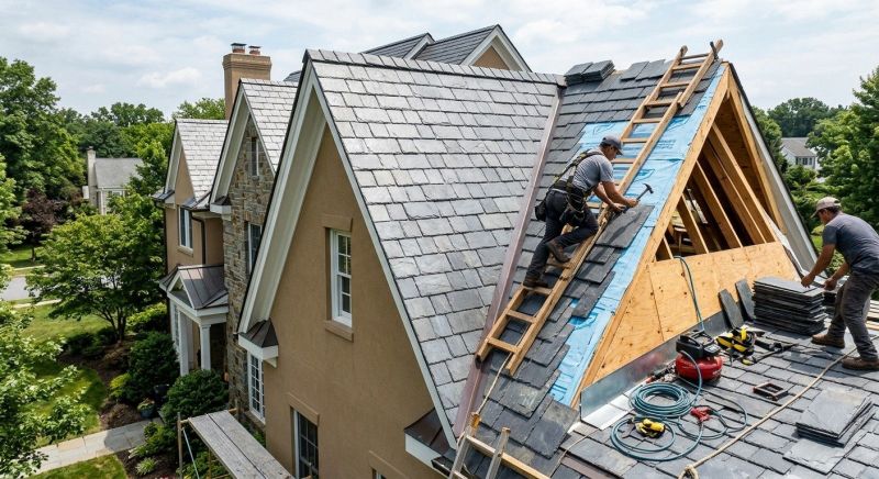 Slate Shingles Repair in Shelton, CT
