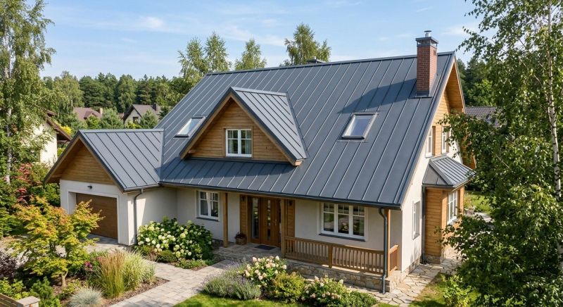 Steel Roof Replacement in Saint James, NY