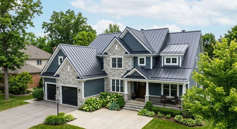 Steel Roof Replacement in Woodbridge, CT