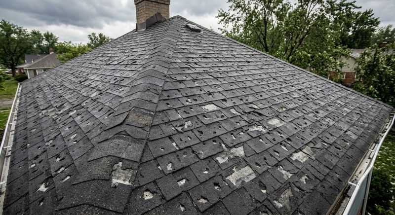 Storm Damage Roof Repair in Saint James, NY