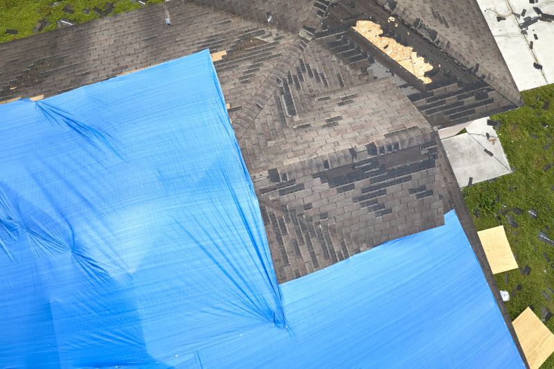 Storm Damage Roof Tarping in Bridgeport, CT