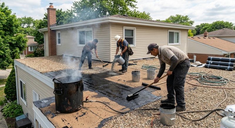 Tar And Gravel Roof Repair in New Haven County, CT
