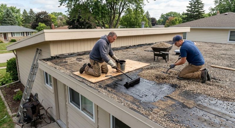 Tar And Gravel Roof Repair in Norwalk, CT