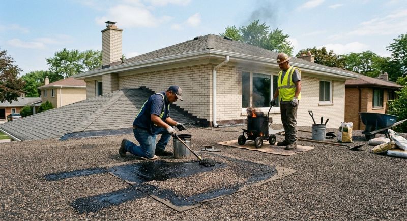 Tar Roof Repair in Bridgeport, CT