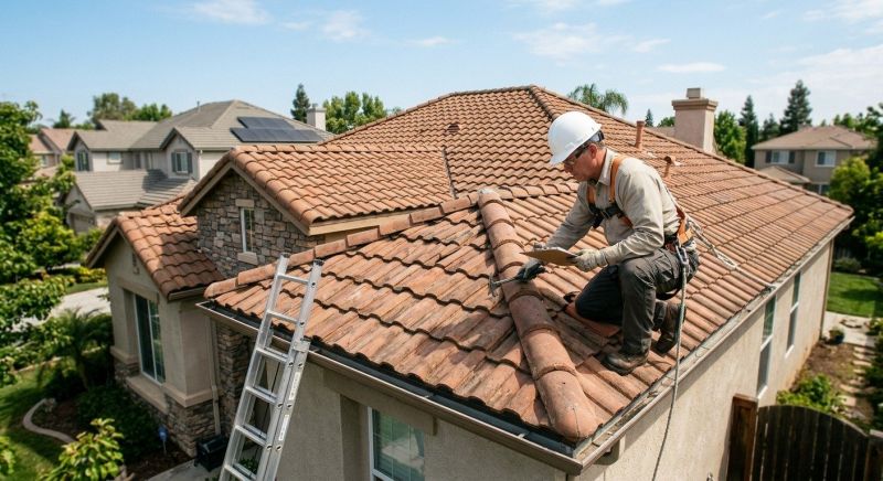 Tile Roof Inspection in Bridgeport, CT