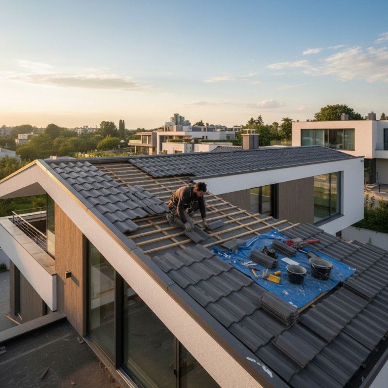 Tile Roof Repair in Sandy Hook, CT