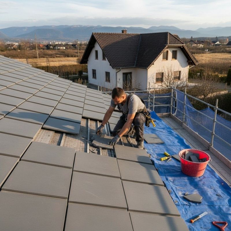 Tile Roof Repair in Woodbury, CT