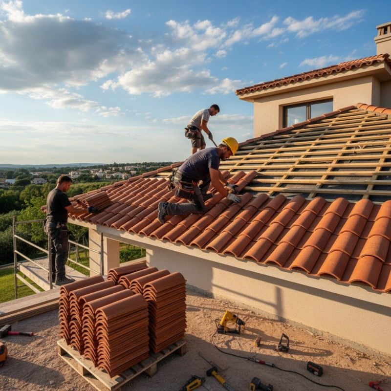 Tile Roof Replacement in Centereach, NY