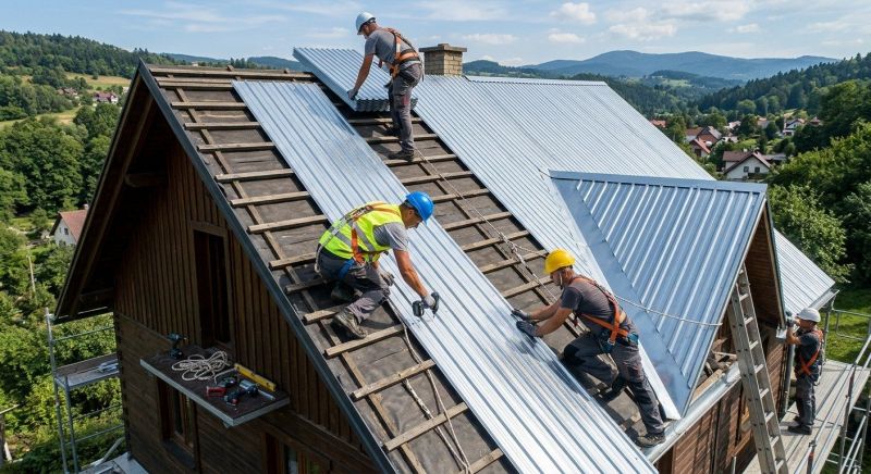 Tin Roof Installation in Easton, CT