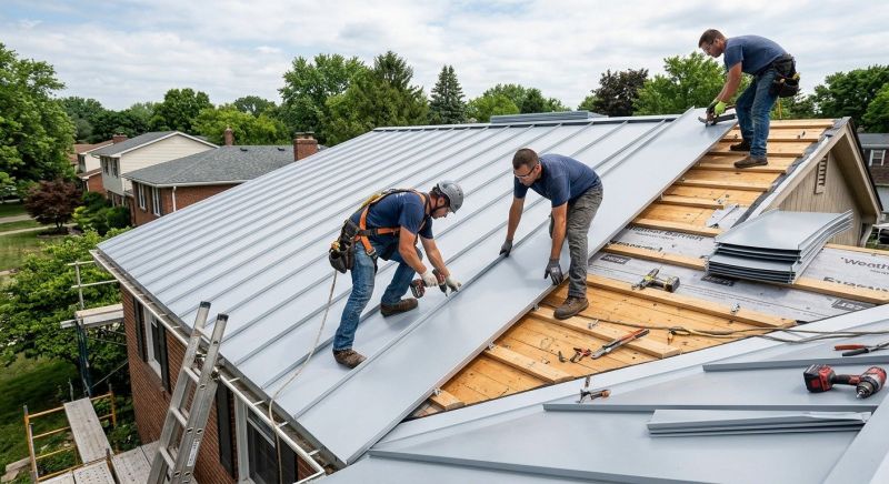 Tin Roof Installation in Waterbury, CT