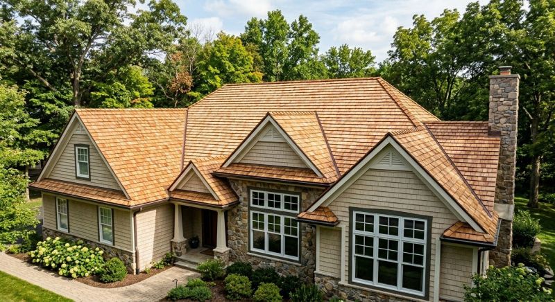 Wood Roofing Installation in Port Jefferson, NY
