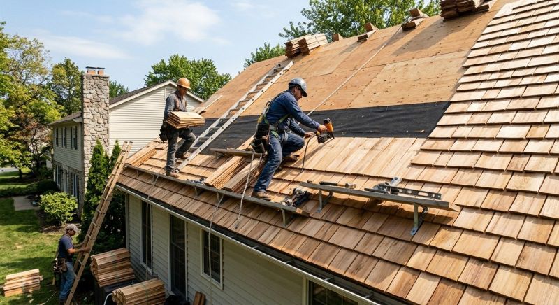 Wood Roofing Installation in Ridgefield, CT