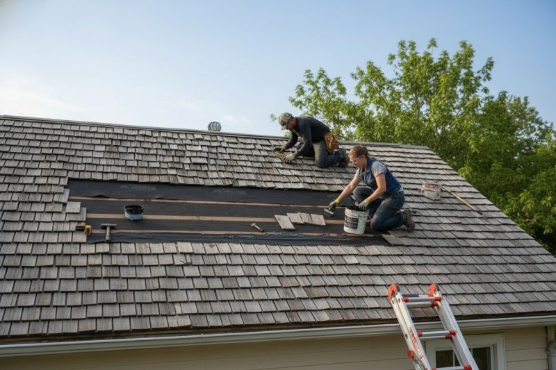 Wood Shake Roof Repair in Darien, CT