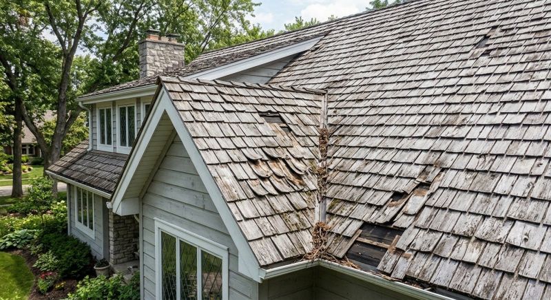 Wood Shake Roof Repair in Shoreham, NY