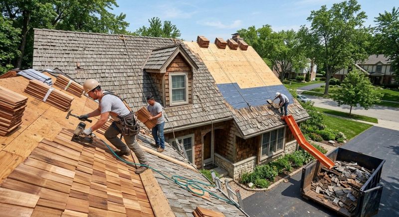 Wood Shake Roof Replacement in Bridgeport, CT