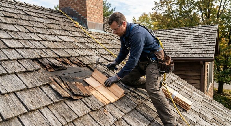 Wood Shingles Repair in Bethel, CT