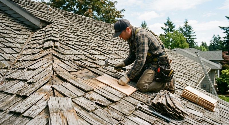 Wood Shingles Repair in New Canaan, CT