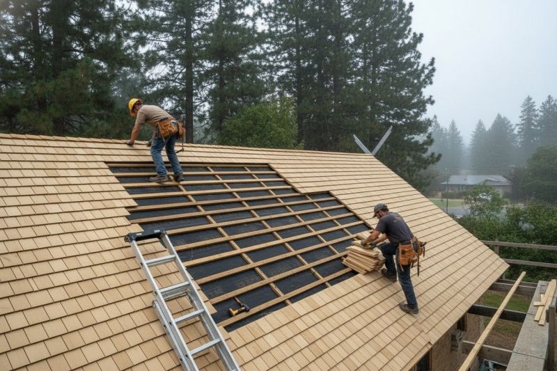 Wood Shingles Repair in Port Jefferson, NY